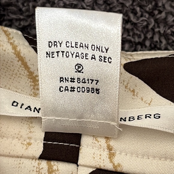 Diane von  Furstenberg Silk Sweatheart Neckline Amor Dress Size 8 - Picture 8 of 12